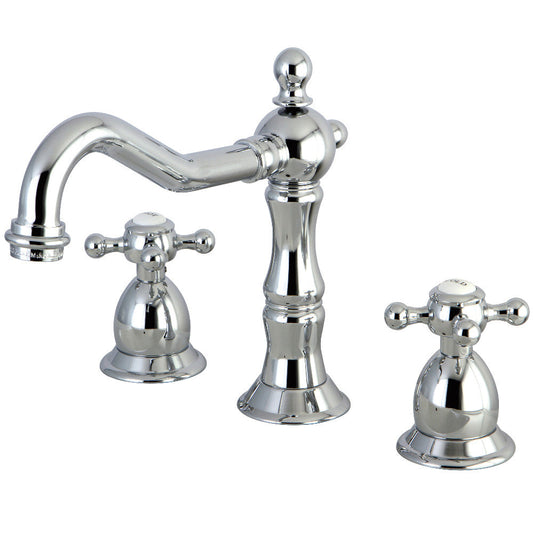 Heritage Widespread Bathroom Faucet in Polished Chrome