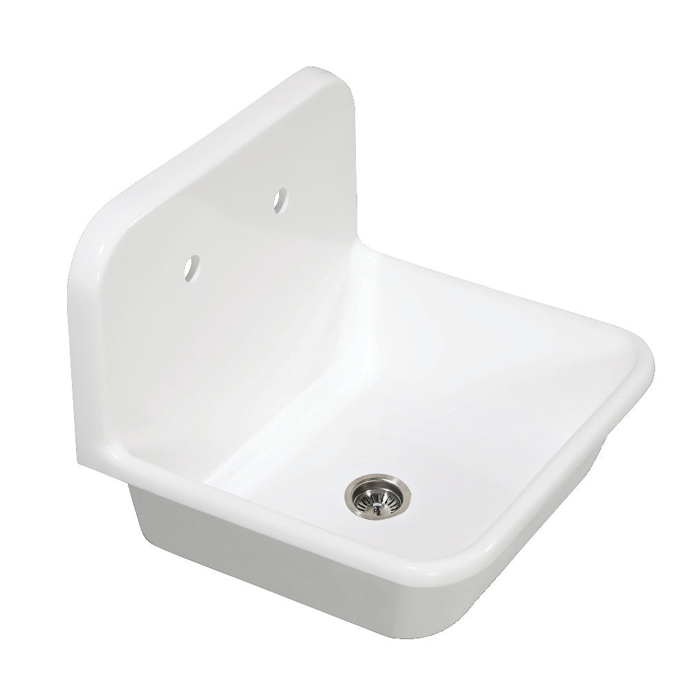 Arcticstone 24 Inch Drop-In Kitchen Sink in White