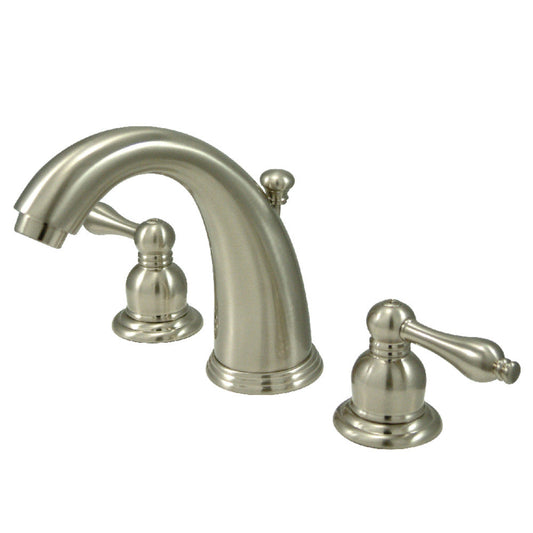 Victorian Widespread Bathroom Faucet in Brushed Nickel