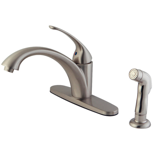 Vintage One Handle Kitchen Faucet in Brushed Nickel