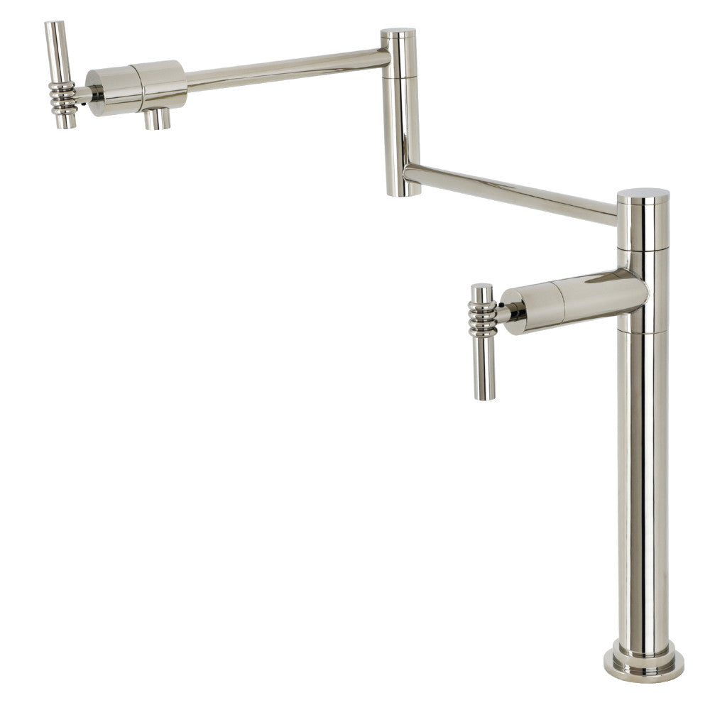 Milano Pot Filler Faucet in Polished Nickel