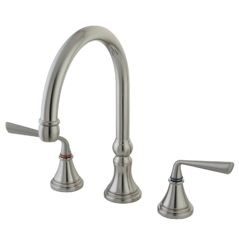 Silver Sage Widespread Kitchen Faucet in Brushed Nickel