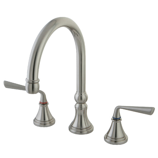 Silver Sage Widespread Kitchen Faucet in Brushed Nickel