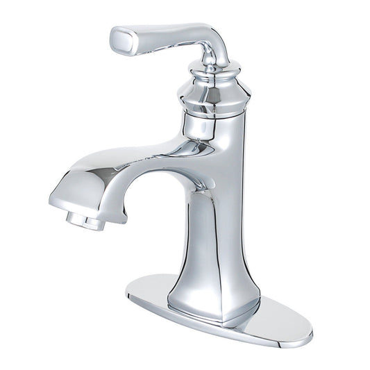Restoration Single-Hole Bathroom Faucet in Polished Chrome