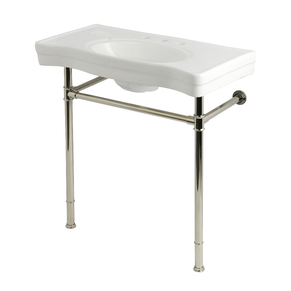 Imperial 35.81 Inch Console Sink in White