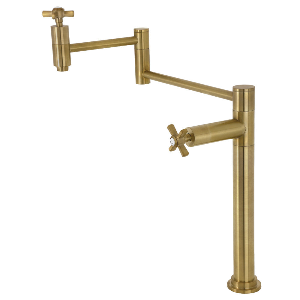Millennium Pot Filler Faucet in Brushed Brass