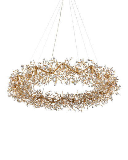 Crystal Bud Grande Ring Chandelier