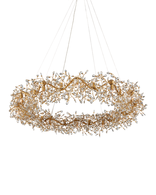 Crystal Bud Grande Ring Chandelier