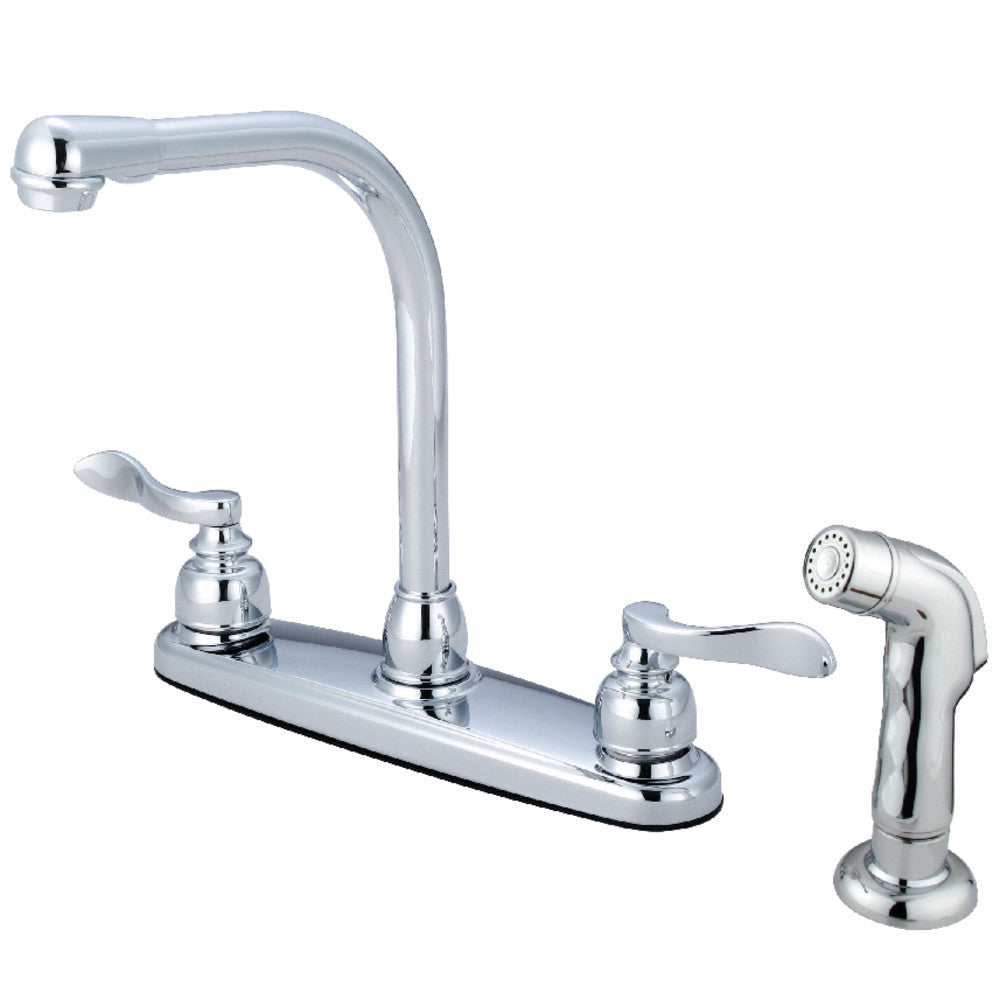 NuWave French Centerset Kitchen Faucet in Polished Chrome