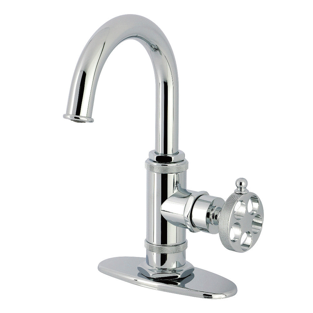 Wendell Single-Hole Bathroom Faucet in Polished Chrome