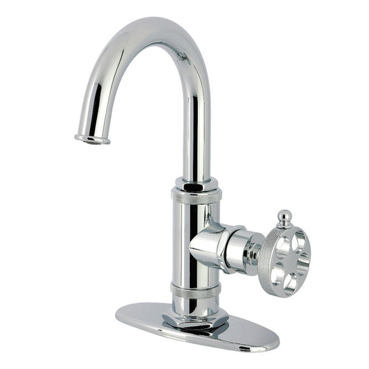 Wendell Single-Hole Bathroom Faucet in Polished Chrome