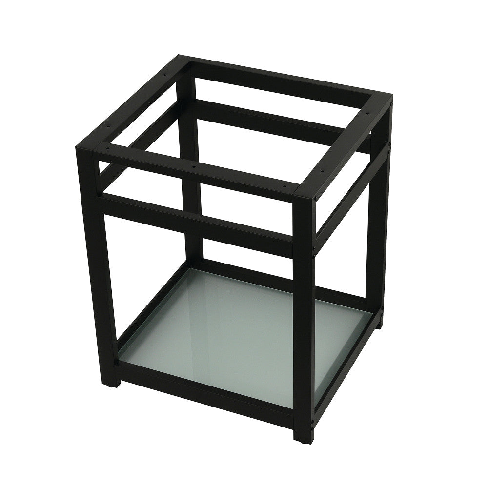 Kingston Commercial 25 Inch Console Sink in Black