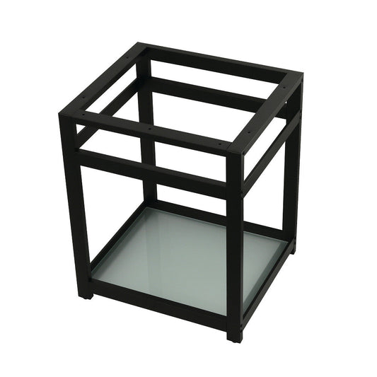 Kingston Commercial 25 Inch Console Sink in Black